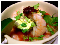 エビのカクテル Cocktail de camarones